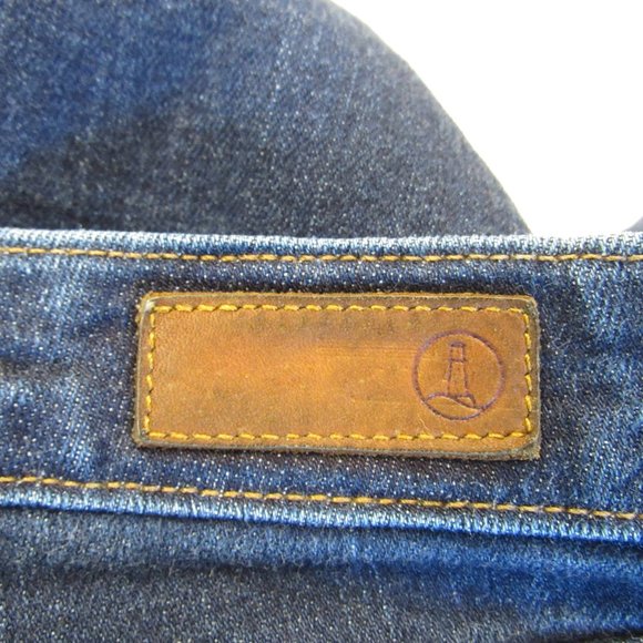 Womens Mid Rise Straight Leg Jeans Sz 10 Petite - Picture 10 of 13